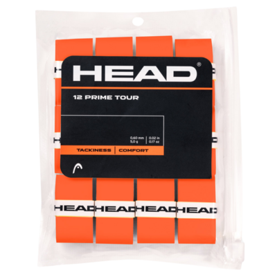 HEAD Prime Tour Overgrips (Pack of 12) - Orange - main image