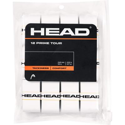 HEAD Prime Tour Overgrips (Pack of 12) - White - main image
