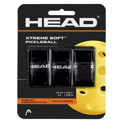 Head Xtreme Soft Pickleball Overgrip - Black - main image
