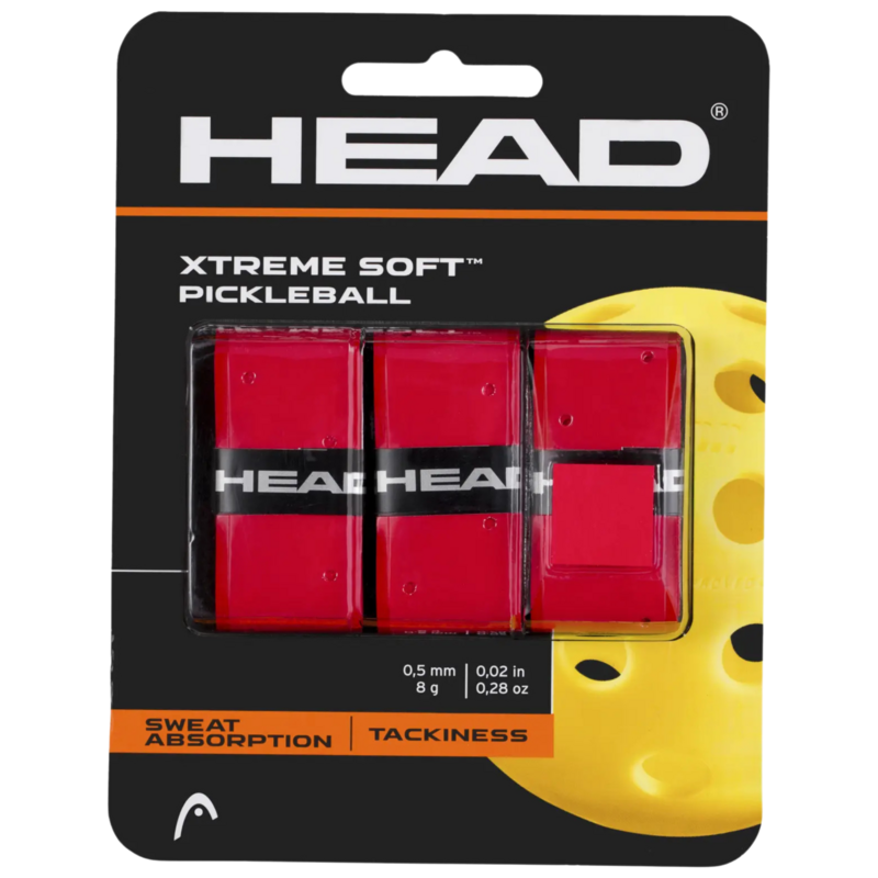 HEAD Xtreme Soft Pickleball Overgrip - Red - main image