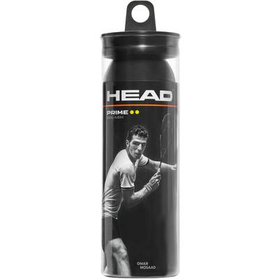 Head Prime Double Yellow Dot Squash Balls (3 Ball Can) - main image