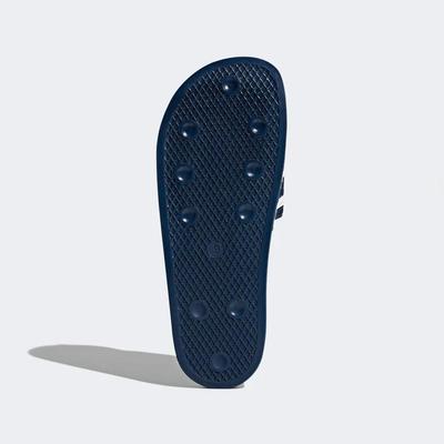 Adidas Mens Adilette Sliders - Navy Blue - main image