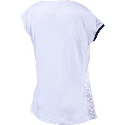 Babolat Girls Performance Cap Sleeve Top - White/Silver - main image
