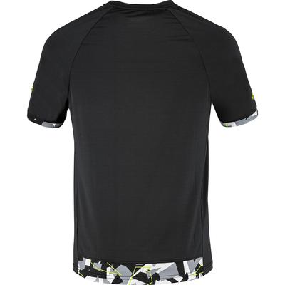 Babolat Mens Aero Crew Neck Tee - Black/Yellow - main image