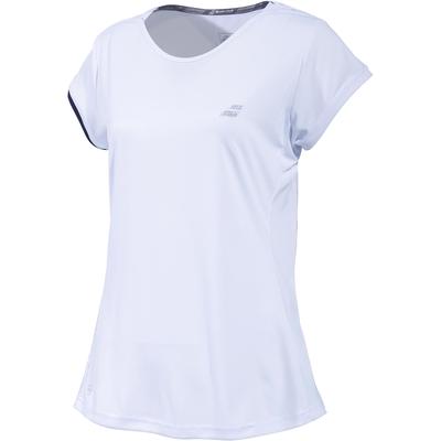 Babolat Womens Performance Cap Sleeve Top - White/Silver