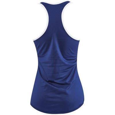 Babolat Womens Compete Tank Top - White/Estate Blue - main image
