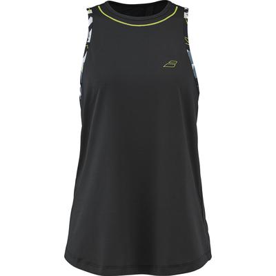 Babolat Womens Aero Tank - Black/Yellow - main image