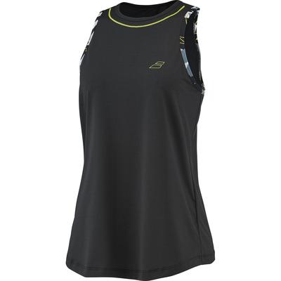 Babolat Womens Aero Tank - Black/Yellow - main image