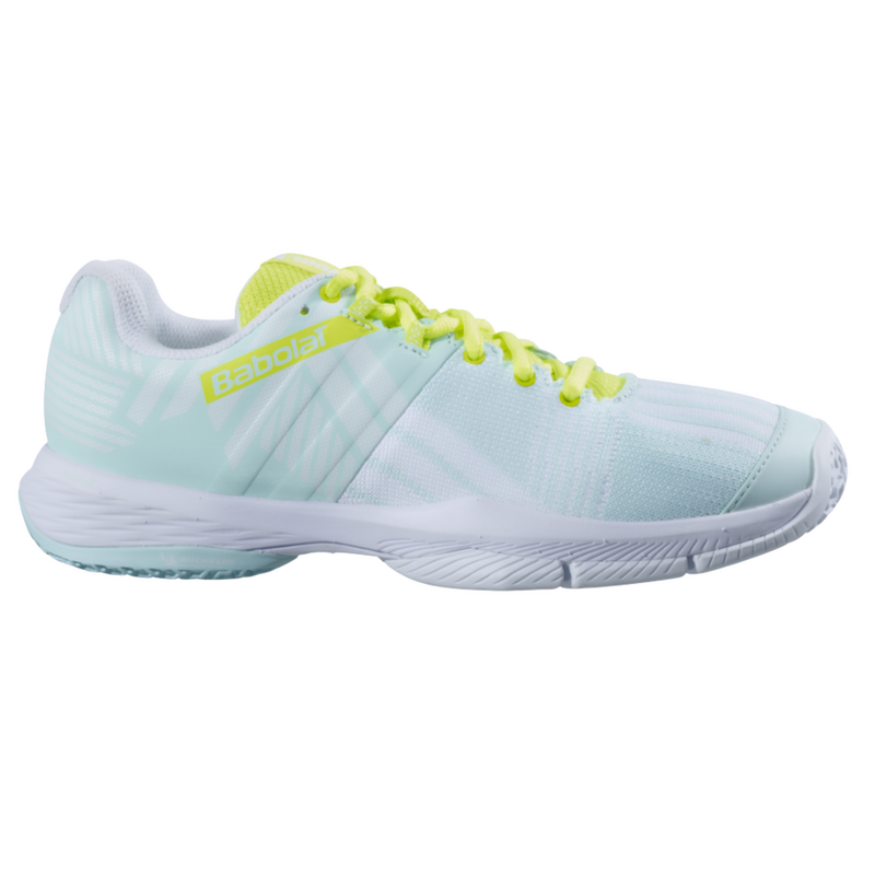 Babolat Womens Sensa Padel Shoes - Blue/Sulphur Spring - main image