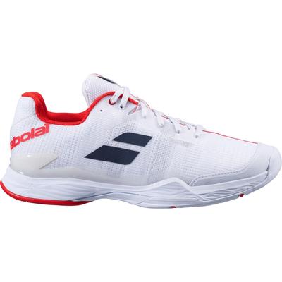 Babolat Mens Jet Mach II Tennis Shoes - White/Red - main image