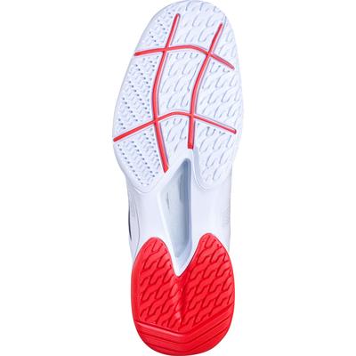 Babolat Mens Jet Mach II Tennis Shoes - White/Red - main image