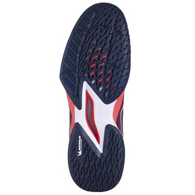 Babolat Mens Jet Mach 3 Tennis Shoes - Black/Poppy Red