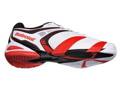 Babolat Mens V-Pro 2 All Court Tennis Shoes - White/Red - main image