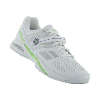Babolat Mens Propulse 5 BPM Wimbledon Grass Court Tennis Shoes - White/Green - main image