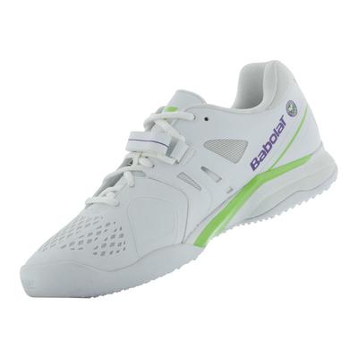 Babolat Mens Propulse 5 BPM Wimbledon Grass Court Tennis Shoes - White/Green - main image