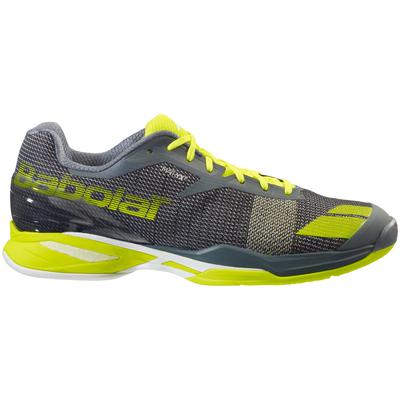 Babolat Mens Jet Clay Court Tennis Shoes - Grey/Yellow - main image