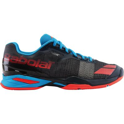 Babolat Mens Jet Tennis Shoes (2017) - Grey/Red/Blue