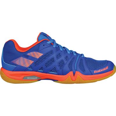 Babolat Mens Shadow Team Badminton Shoes - Blue/Orange - main image