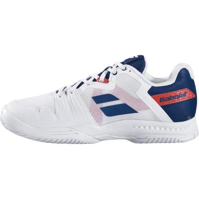 Babolat Mens SFX3 Tennis Shoes - White/Estate Blue