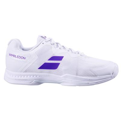 Babolat Mens SFX3 Wimbledon Tennis Shoes - White/Purple