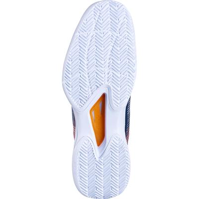 Babolat Mens Jet Mach II Clay Tennis Shoes - White/Orange - main image