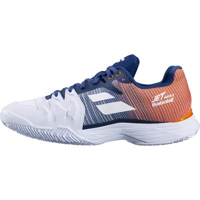 Babolat Mens Jet Mach II Clay Tennis Shoes - White/Orange - main image