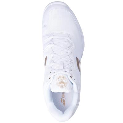 Babolat Mens SFX3 Wimbledon Tennis Shoes - White/Gold - main image