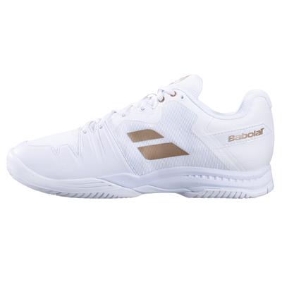 Babolat Mens SFX3 Wimbledon Tennis Shoes - White/Gold