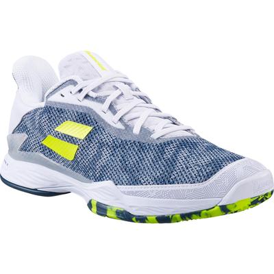 Babolat Mens Jet Tere Clay Tennis Shoes - White/Dark Blue