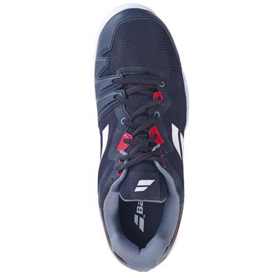 Babolat Mens SFX3 Tennis Shoes - Black/Poppy Red