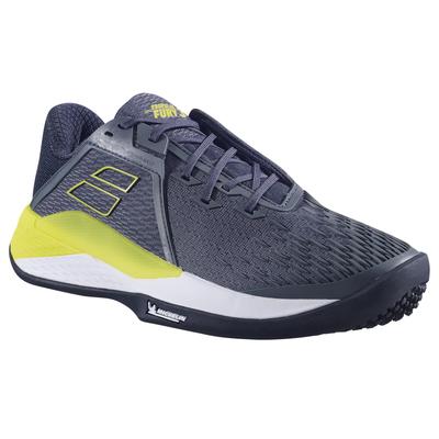 Babolat Mens Propulse Fury 3 Grass Tennis Shoes - Grey/Aero
