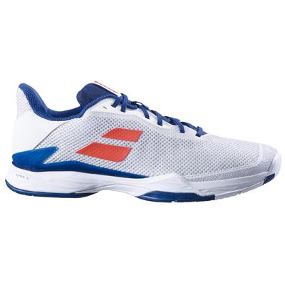 Babolat Mens Jet Tere Tennis Shoes - White/Estate Blue - main image