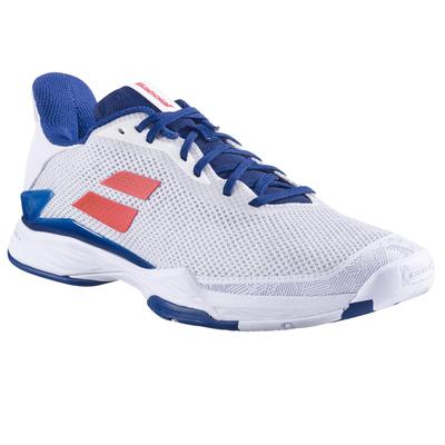 Babolat Mens Jet Tere Tennis Shoes - White/Estate Blue