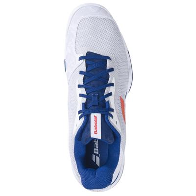 Babolat Mens Jet Tere Tennis Shoes - White/Estate Blue - main image