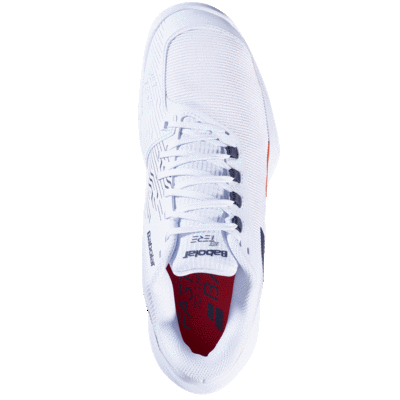 Babolat Mens Jet Tere 2 Tennis Shoes - White/Red - main image