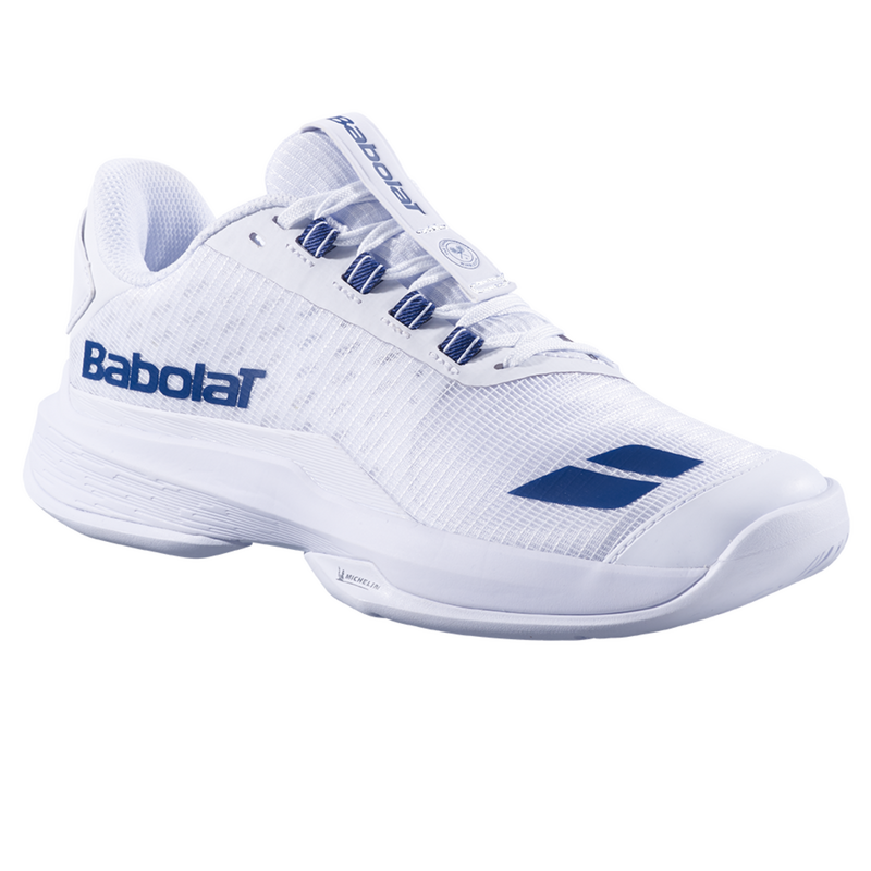 Babolat Mens Jet Tere 2 Wimbledon All Court Tennis Shoes - White/Blue Navy - main image