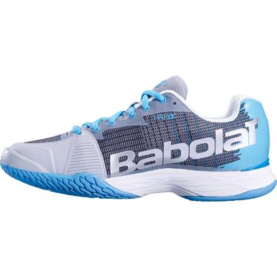 Babolat Womens Jet Mach I Tennis Shoes - Silver/Blue - main image