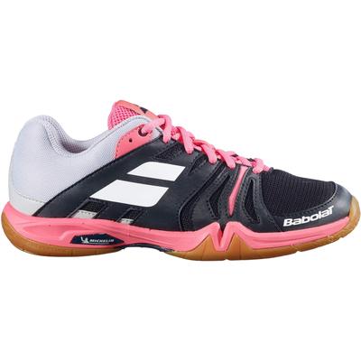 Babolat Womens Shadow Team Badminton Shoes - Black/Pink
