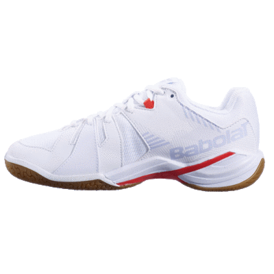 Babolat Womens Shadow Spirit Badminton Shoes - White/Red - main image