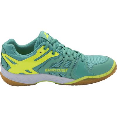 Babolat Womens Shadow Team Badminton Shoes - Green/Yellow