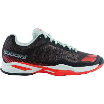 Babolat Womens Jet Team Tennis Shoes - Grey/Blue/Red - main image