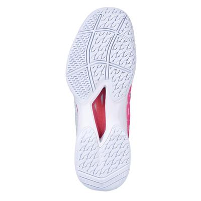 Babolat Womens Jet Mach II Tennis Shoes - White/Pink - main image