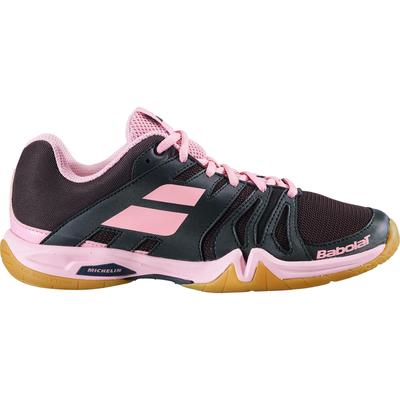 Babolat Womens Shadow Team Badminton Shoes - Black/Peony - main image