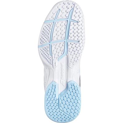 Babolat Womens Propulse Blast Tennis Shoes - White/Blue Stream - main image