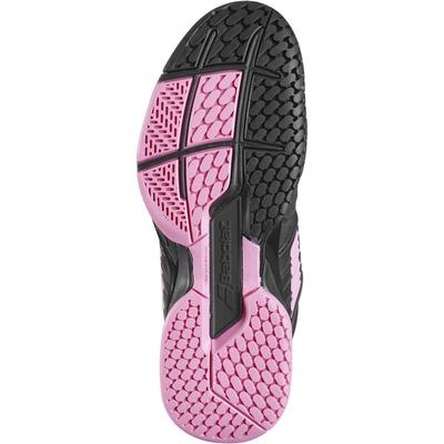 Babolat Womens Propulse Fury Tennis Shoes - Black/Geranium Pink - main image