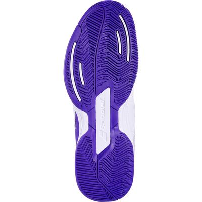 Babolat Womens Pulsion Wimbledon Tennis Shoes - White/Purple - main image
