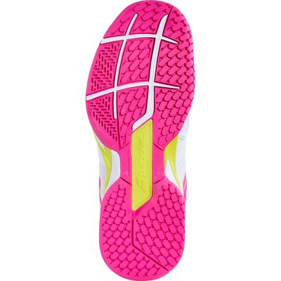 Babolat Womens Propulse Blast Tennis Shoes - White/Red Rose - main image