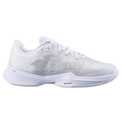Babolat Womens Jet Mach III Tennis Shoes - White/Silver