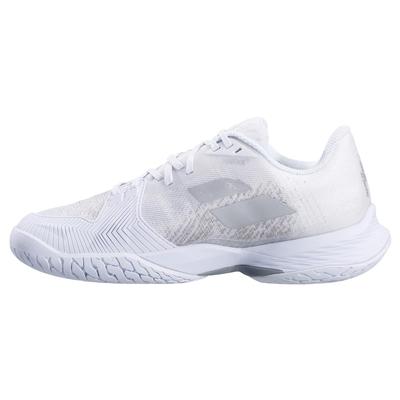 Babolat Womens Jet Mach III Tennis Shoes - White/Silver