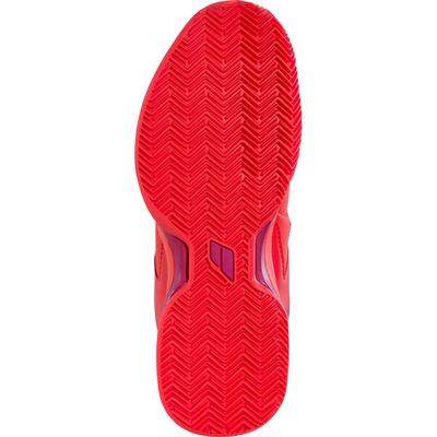 Babolat Womens Pulsion Clay Tennis Shoes - Cherry Tomato
